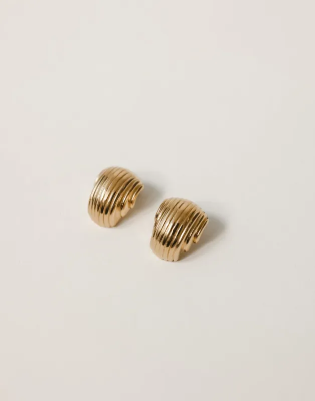 Marcel Earrings (Gold) sold by Charcoal Clothing