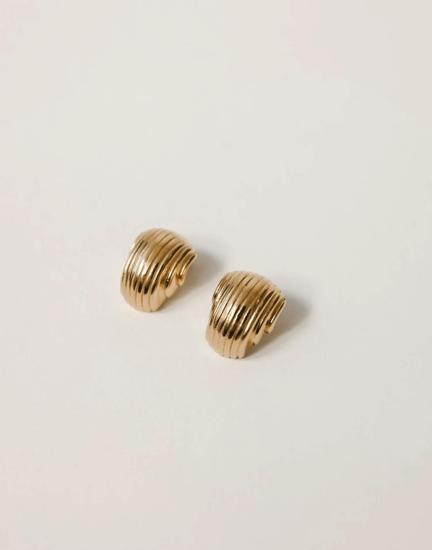 Marcel Earrings (Gold) sold by Charcoal Clothing