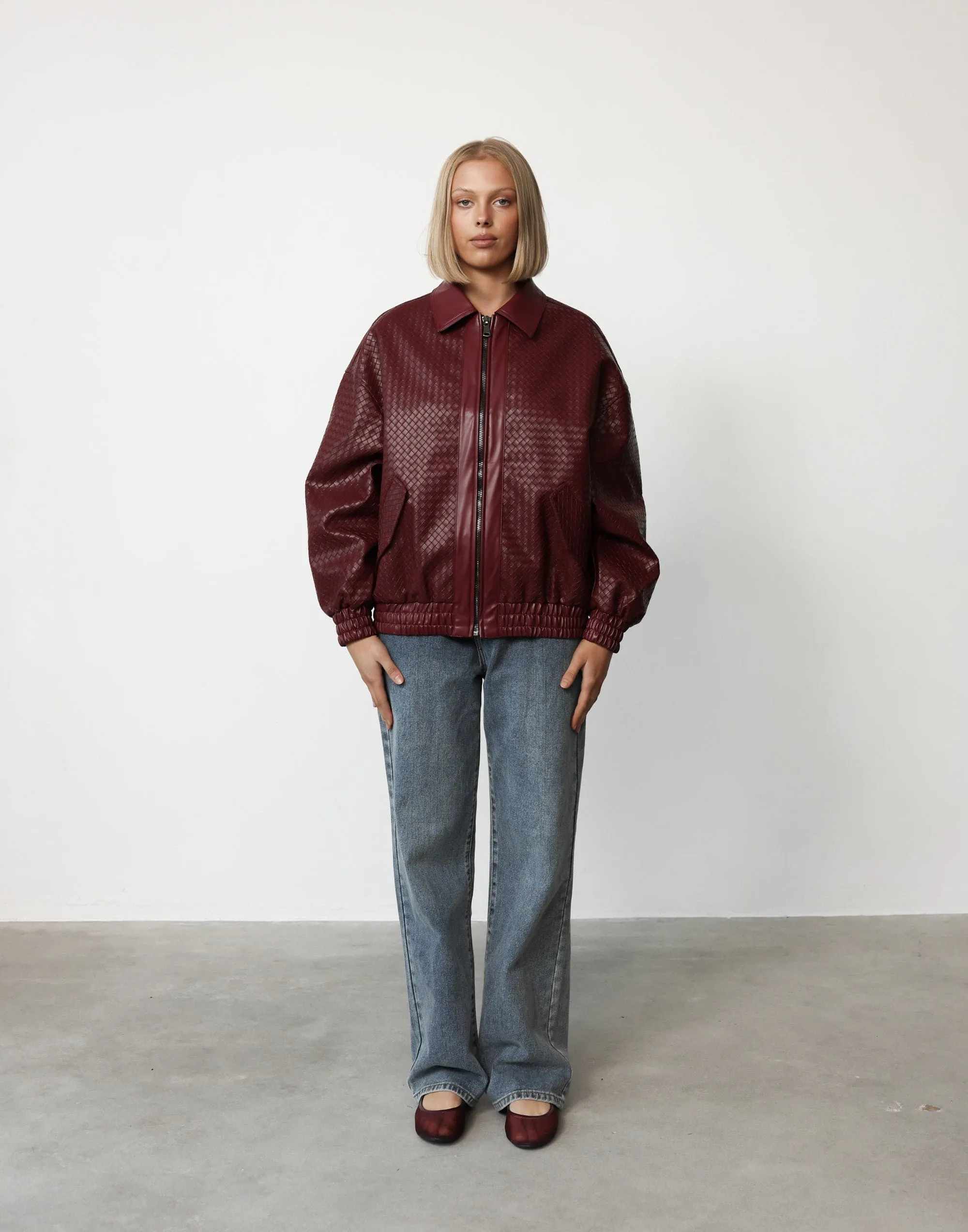 Kenny Bomber (Burgundy) - By Lioness sold by Charcoal Clothing product image thumbnail 5