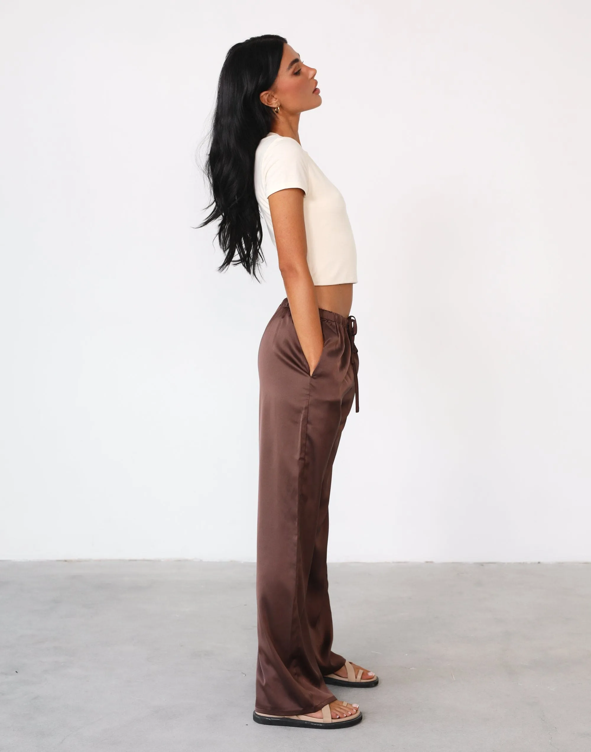 Martha Pants (Cocoa) sold by Charcoal Clothing product image thumbnail 3