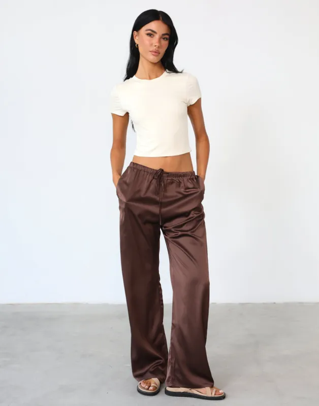Martha Pants (Cocoa) sold by Charcoal Clothing