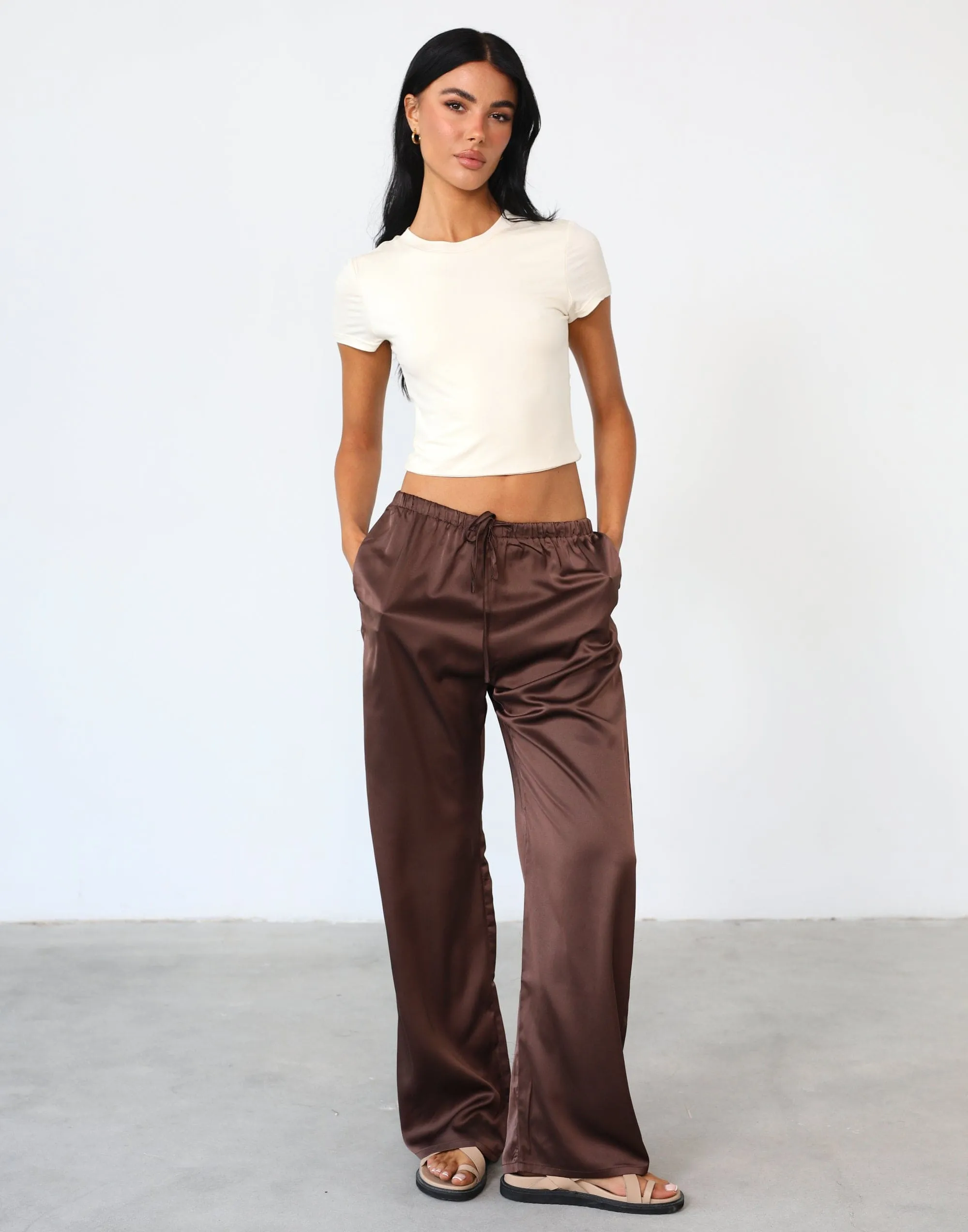 Martha Pants (Cocoa) sold by Charcoal Clothing