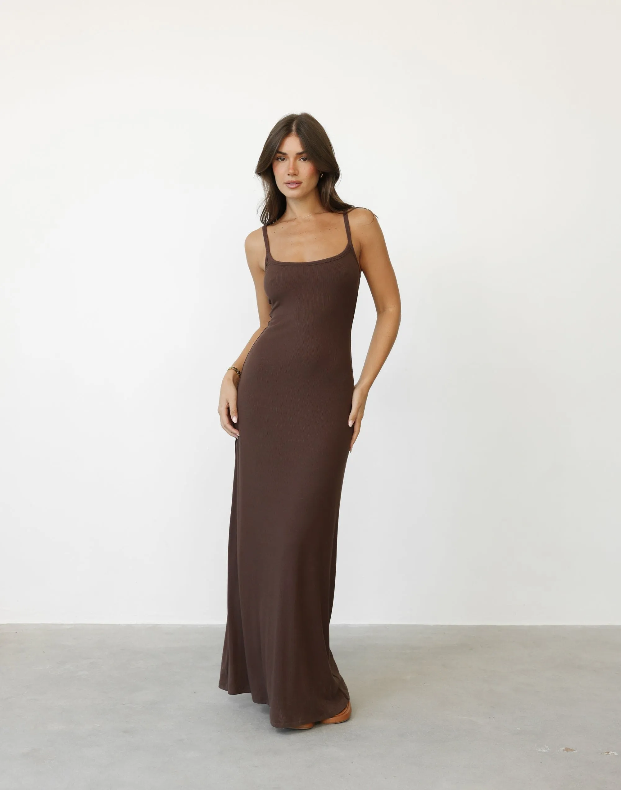 Helia Maxi Dress (Chocolate) sold by Charcoal Clothing product image thumbnail 2