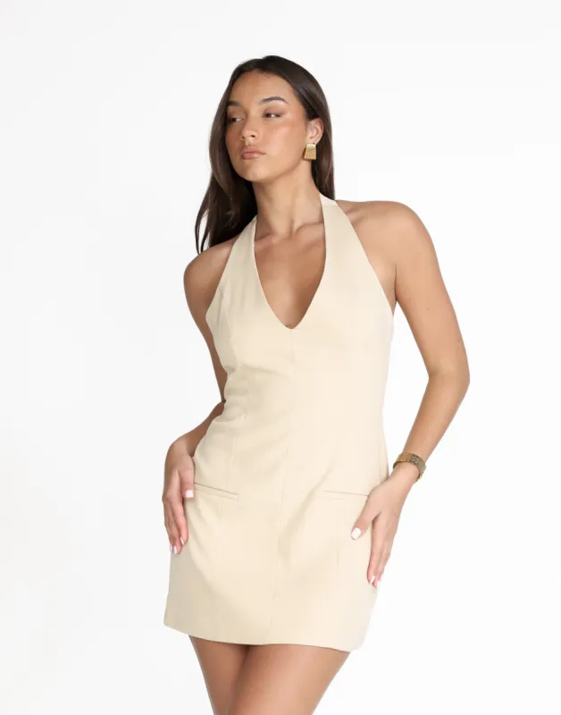 Kit Mini Dress (Sandstone) sold by Charcoal Clothing