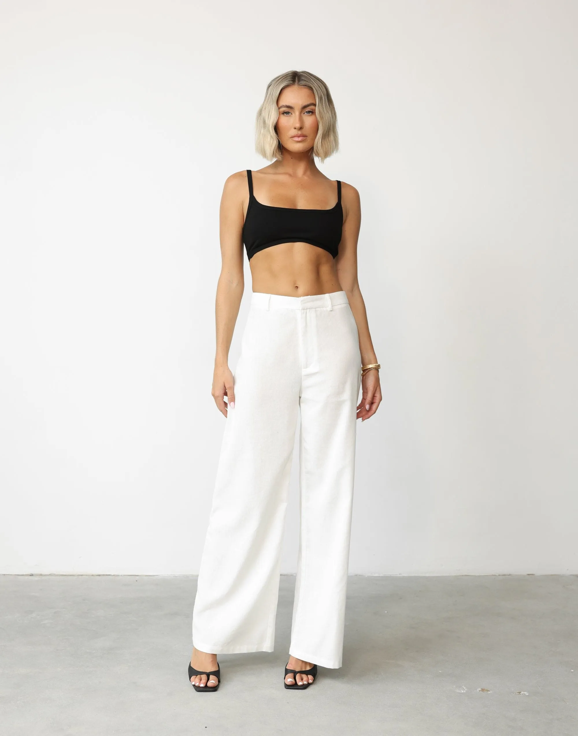 Malina Crop Top (Black) sold by Charcoal Clothing product image thumbnail 2
