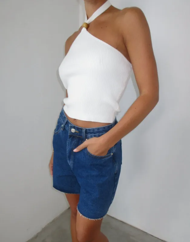 Lora Knit Top (White) sold by Charcoal Clothing
