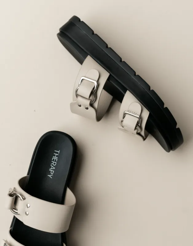 Litmus Sandals (Bone) - By Therapy sold by Charcoal Clothing