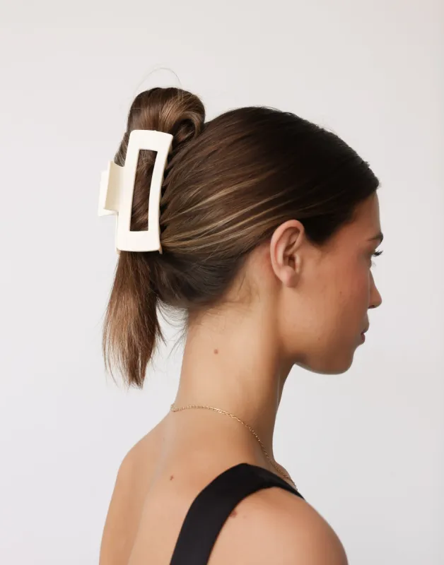 Charisse Hair Clip (Cream) made by Charcoal Clothing