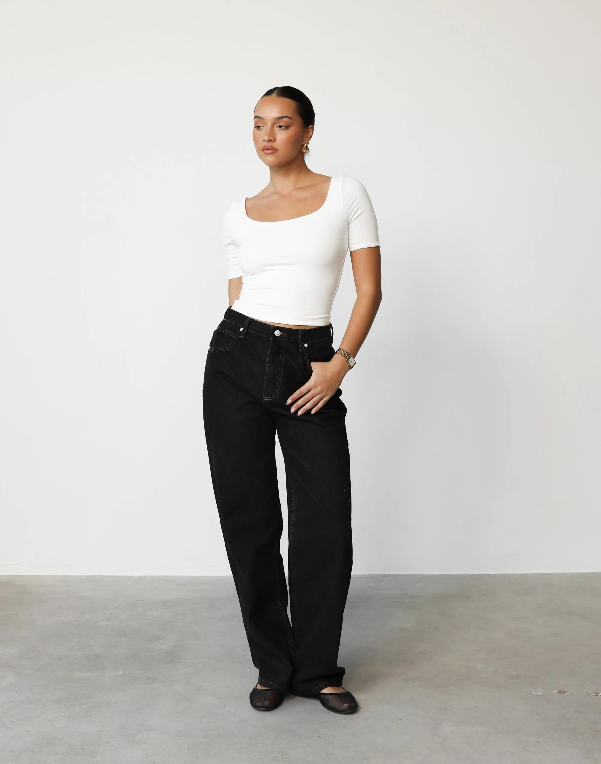 Margaux Top (White) sold by Charcoal Clothing