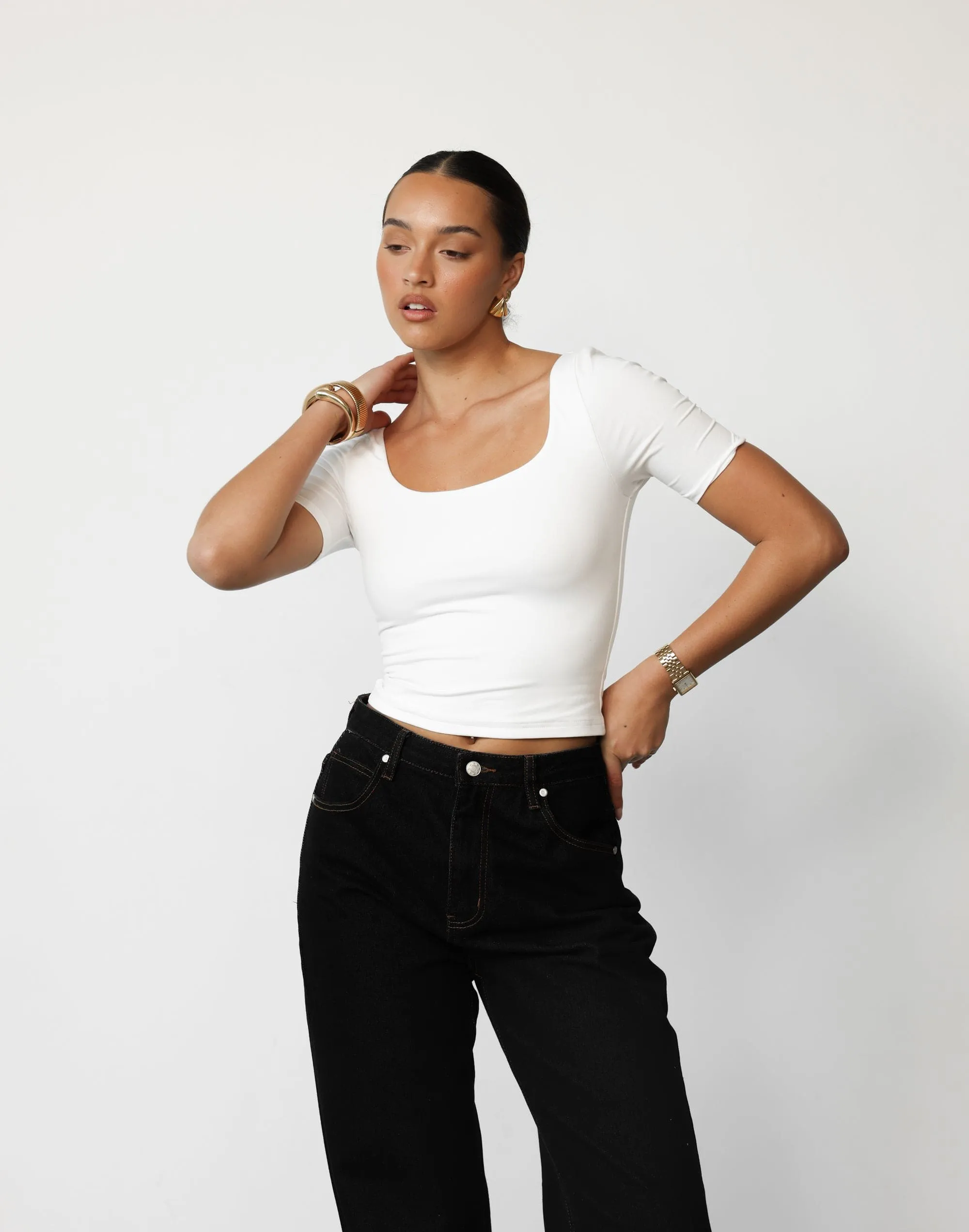 Margaux Top (White) sold by Charcoal Clothing product image thumbnail 2