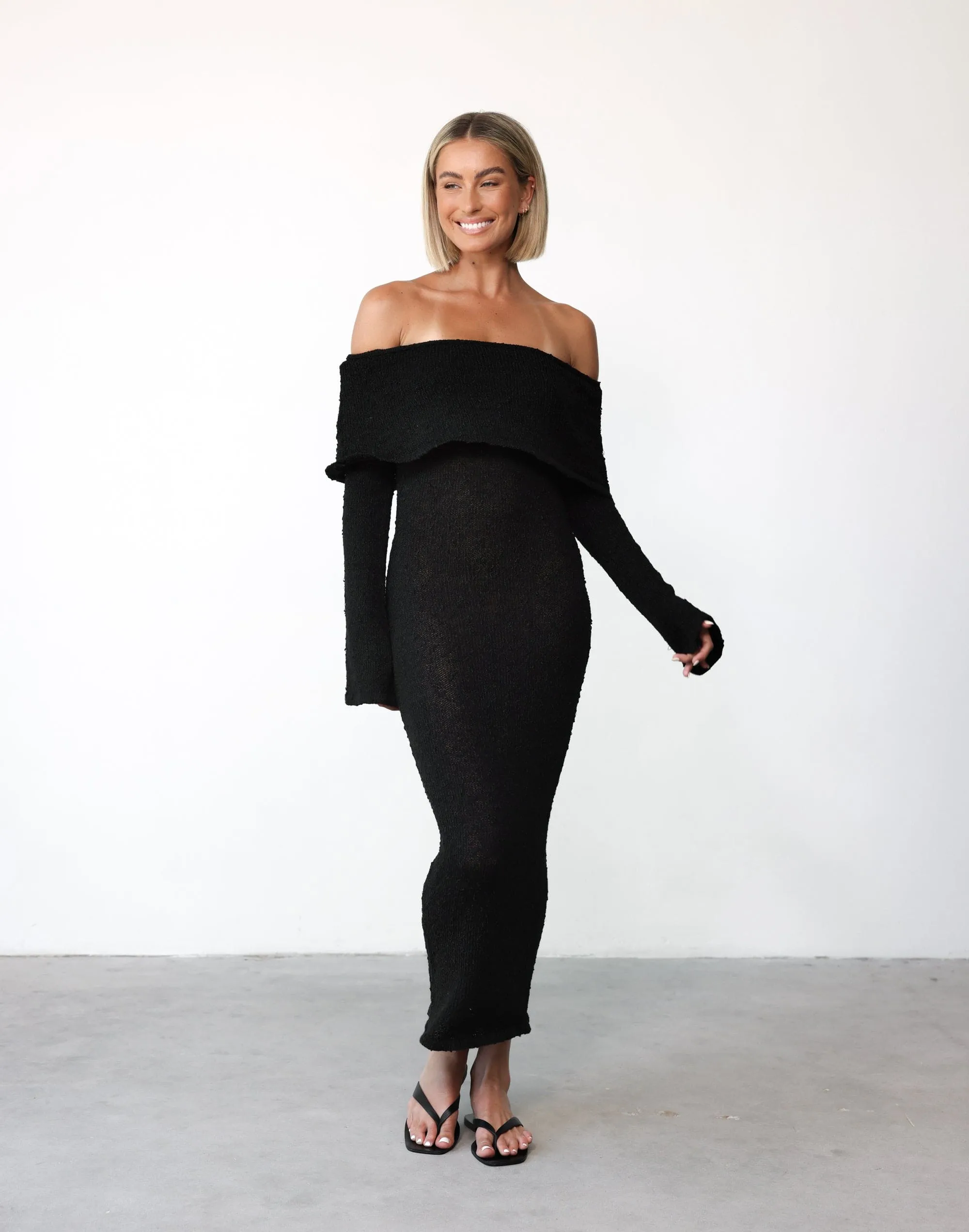 Melania Maxi Dress (Black) sold by Charcoal Clothing