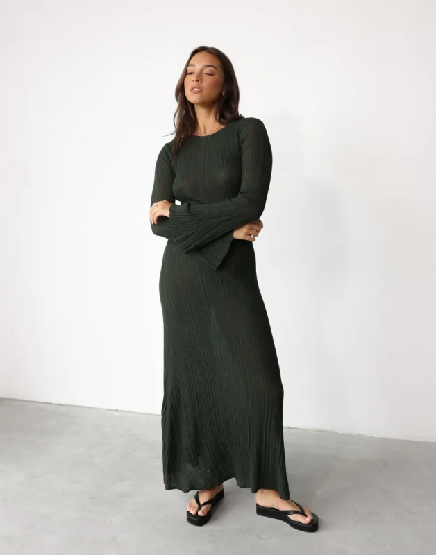 Harmonia Maxi Dress (Forest) sold by Charcoal Clothing
