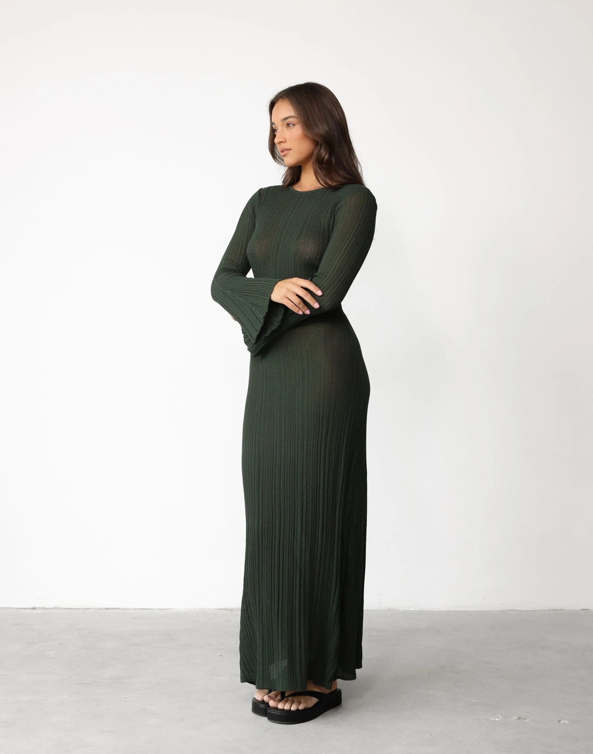 Harmonia Maxi Dress (Forest) sold by Charcoal Clothing product image thumbnail 3