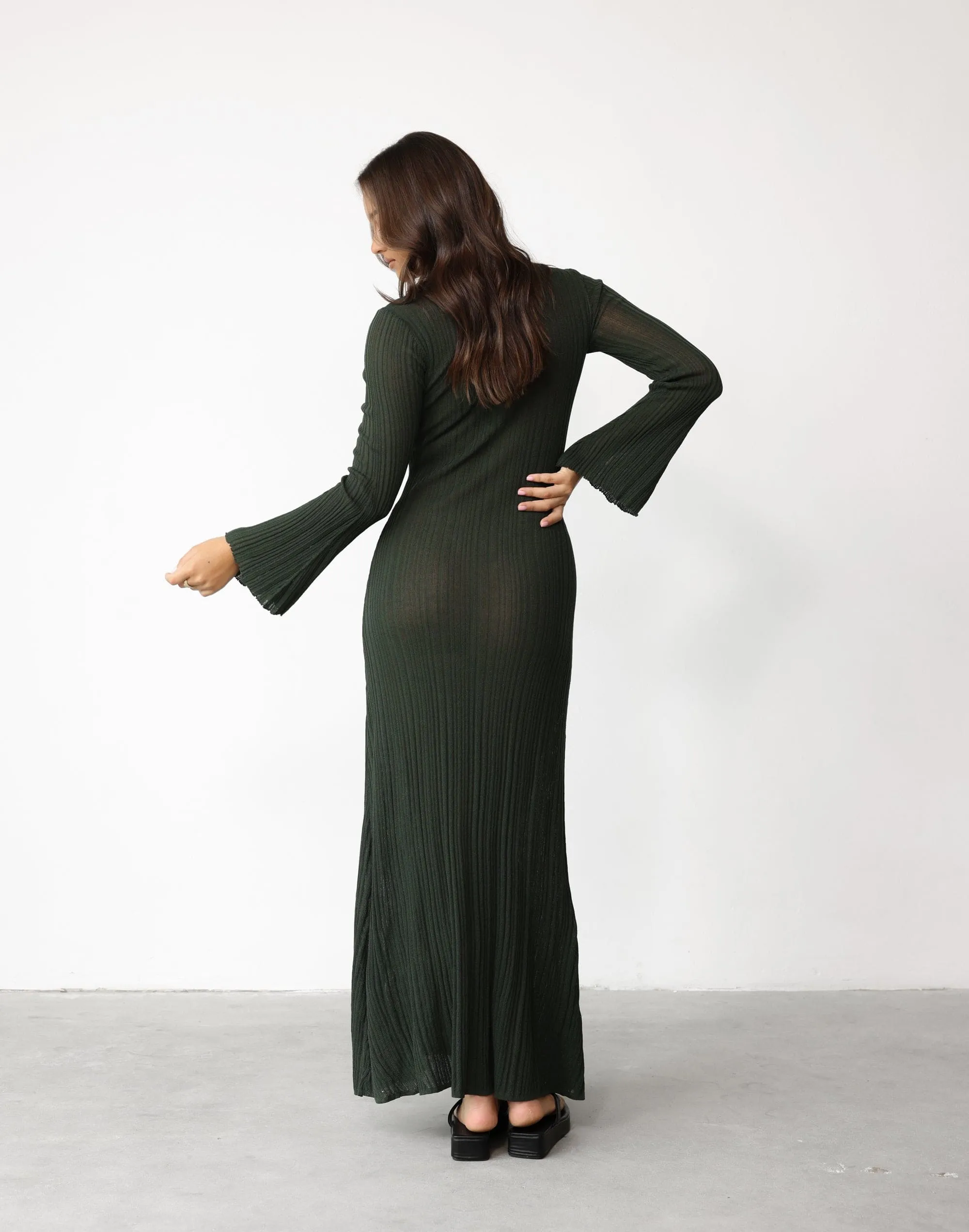 Harmonia Maxi Dress (Forest) sold by Charcoal Clothing product image thumbnail 2