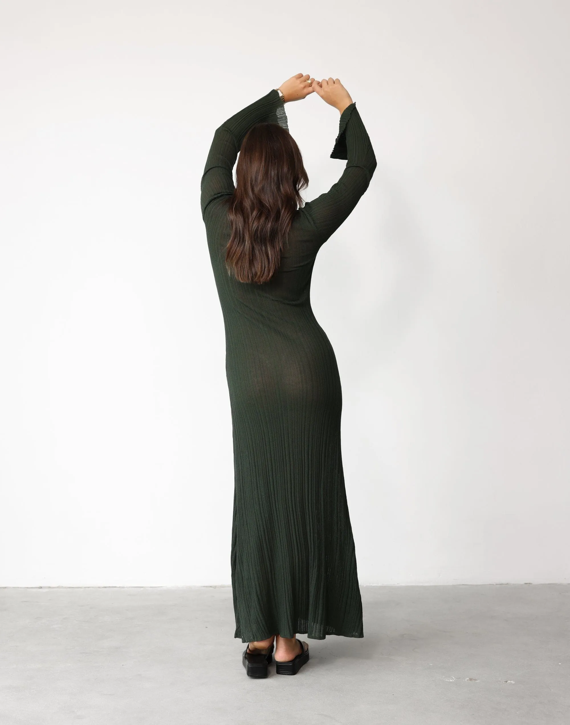 Harmonia Maxi Dress (Forest) sold by Charcoal Clothing product image thumbnail 5