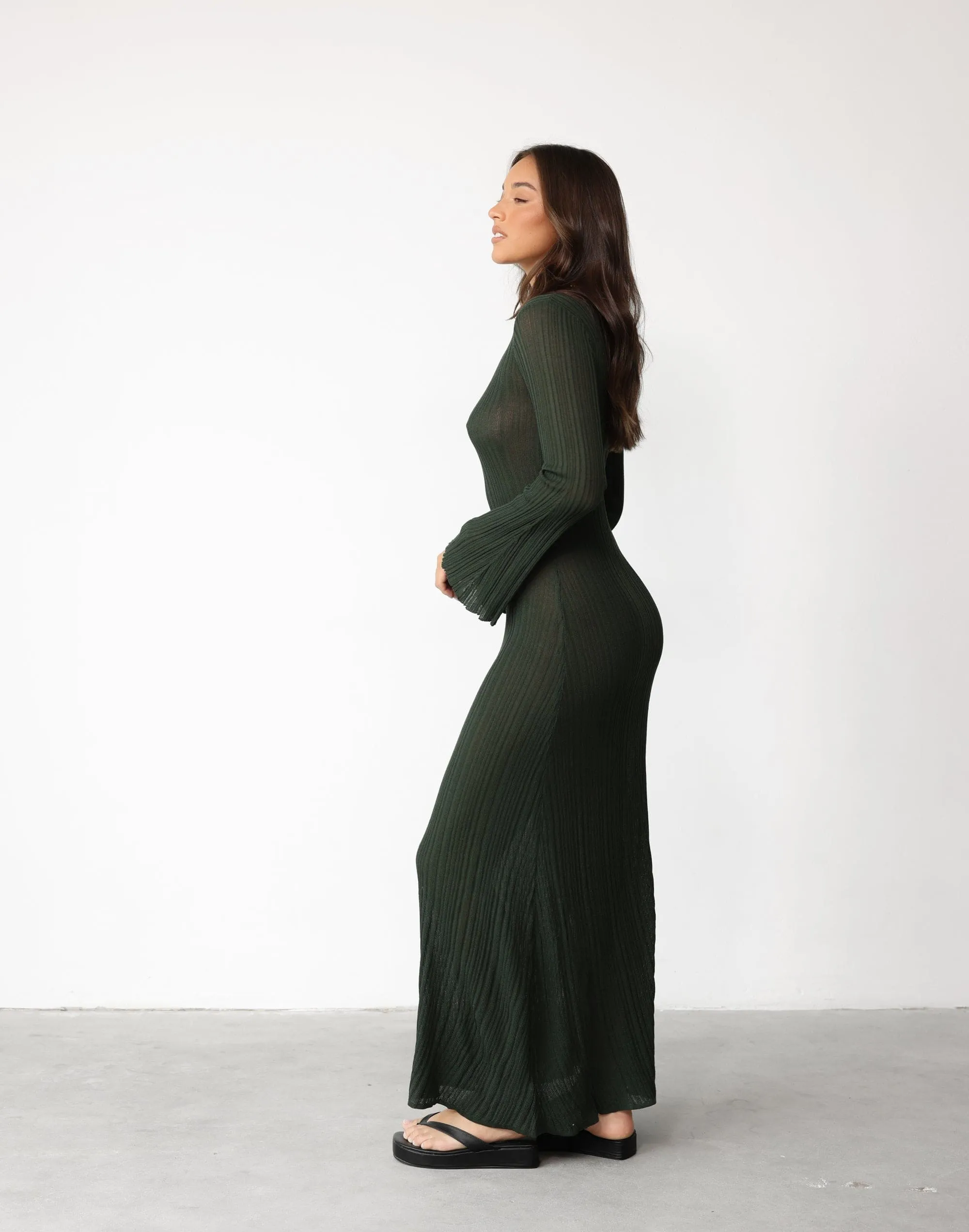 Harmonia Maxi Dress (Forest) sold by Charcoal Clothing product image thumbnail 4