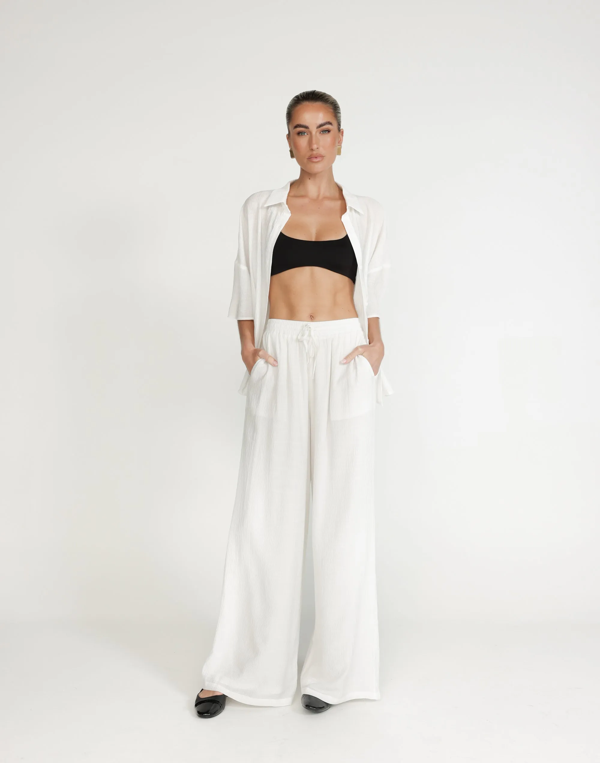 Niesha Pants (White) sold by Charcoal Clothing product image thumbnail 5