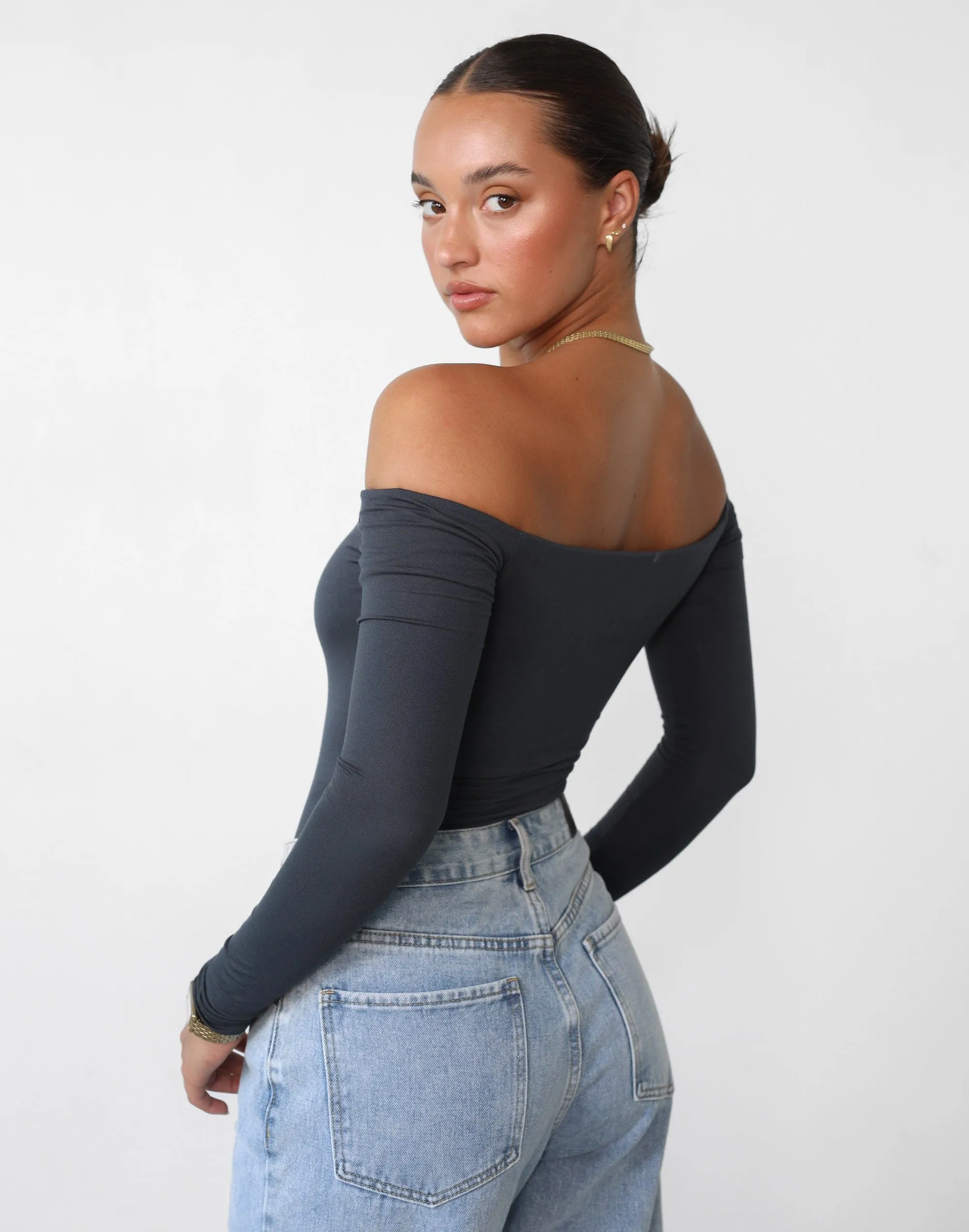 Iris Bodysuit (Charcoal) sold by Charcoal Clothing product image thumbnail 5