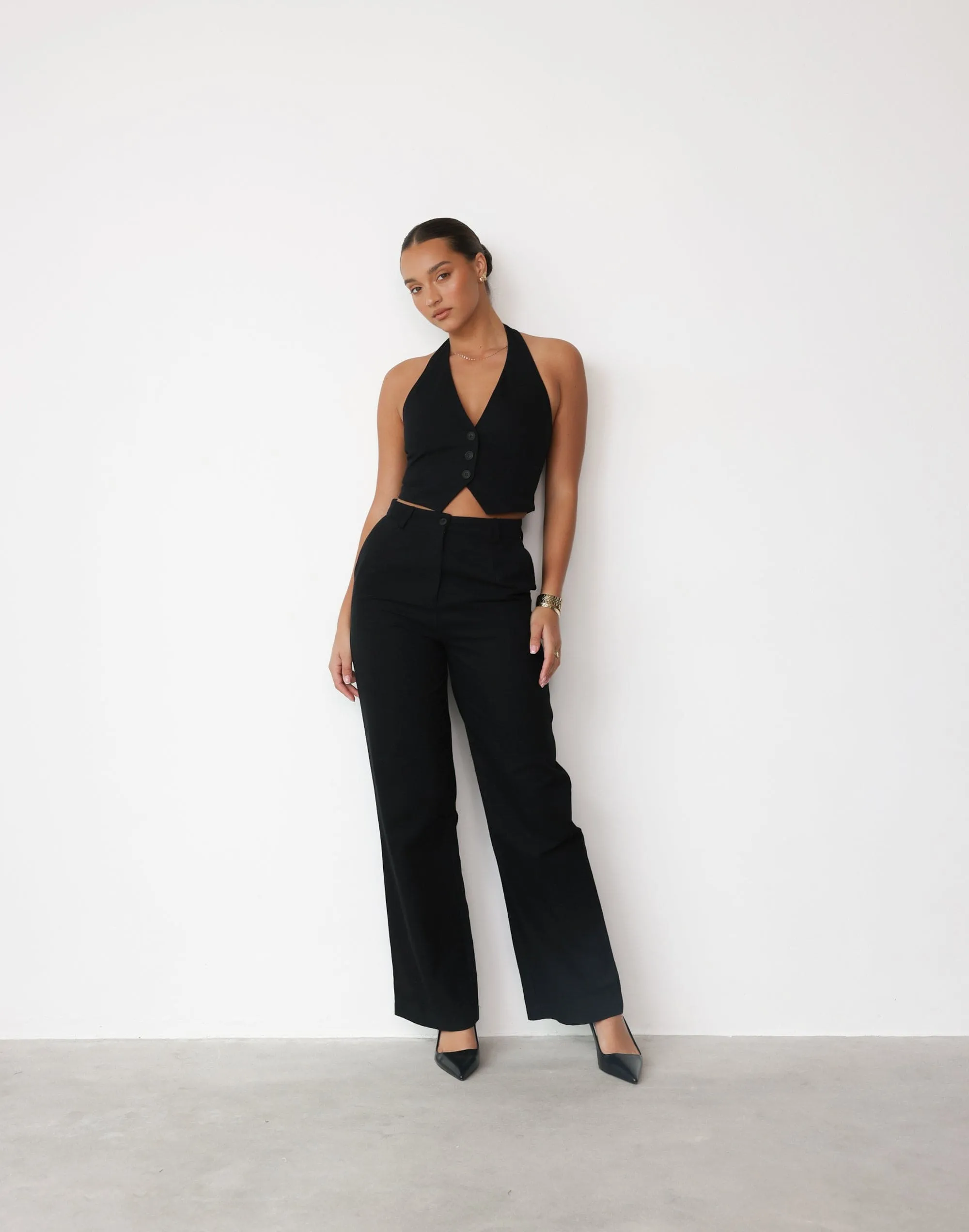 Kristen Halter Top (Black) sold by Charcoal Clothing product image thumbnail 2