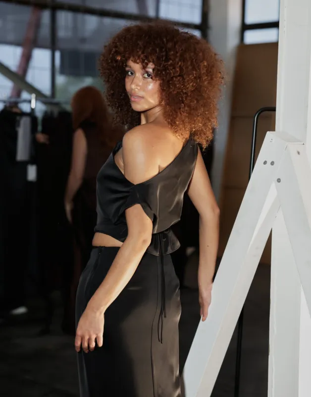 Viviana Top (Black) sold by Charcoal Clothing