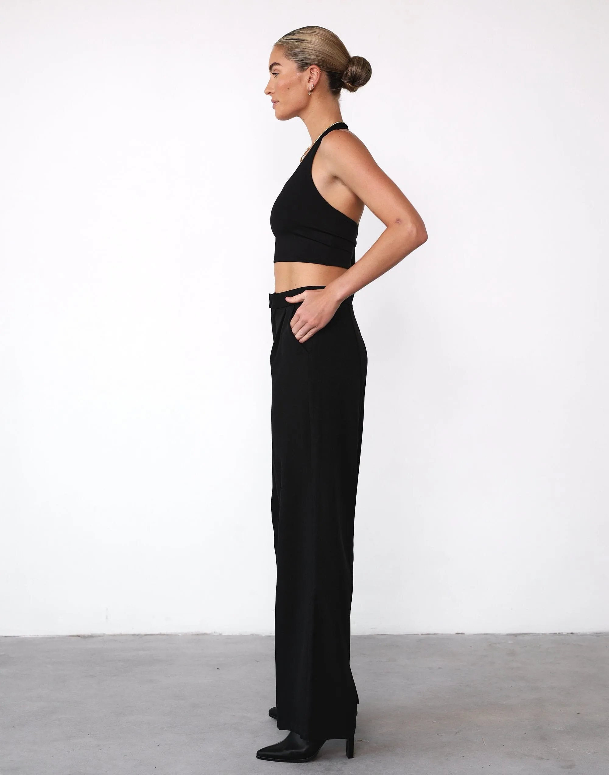 Ryleigh Crop Top (Black) sold by Charcoal Clothing product image thumbnail 4