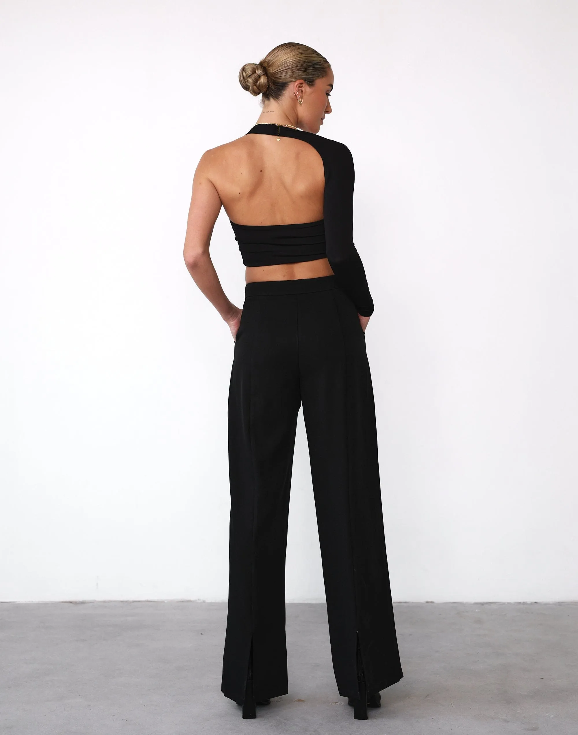 Ryleigh Crop Top (Black) sold by Charcoal Clothing product image thumbnail 5