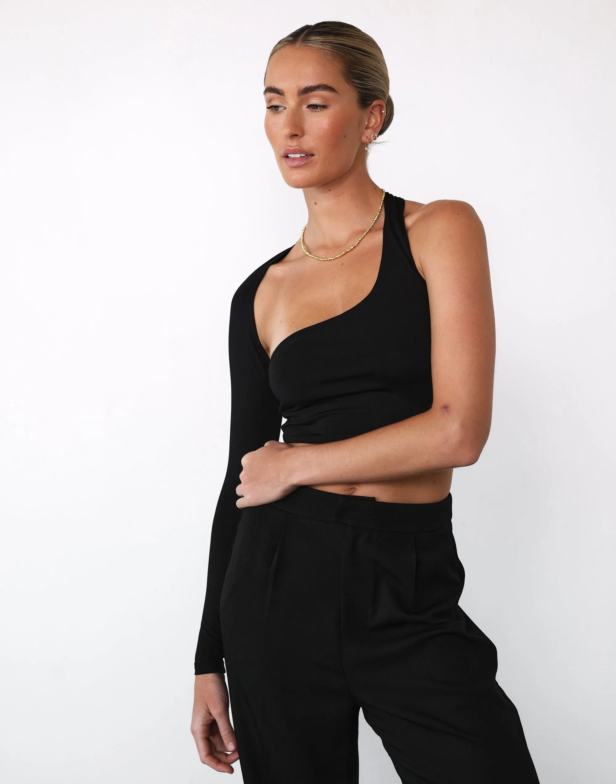 Ryleigh Crop Top (Black) sold by Charcoal Clothing product image thumbnail 2