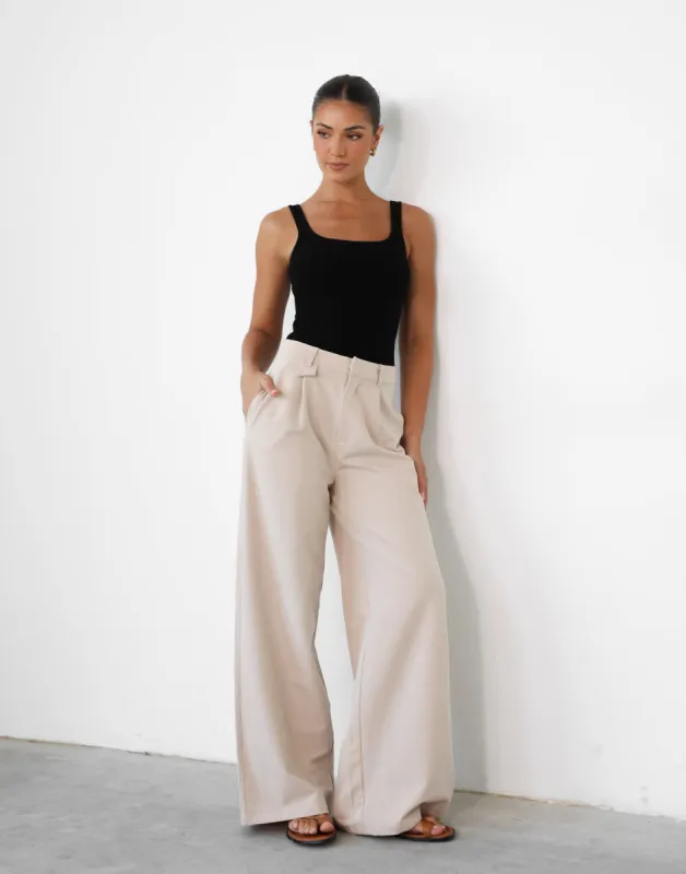 Anatola Pants (Almond) sold by Charcoal Clothing
