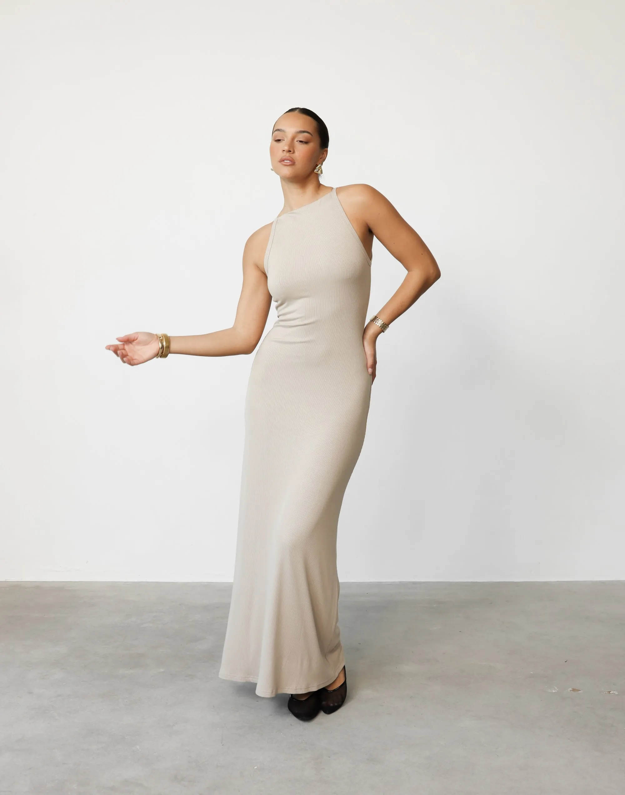 Maizie Maxi Dress (Latte) sold by Charcoal Clothing product image thumbnail 2
