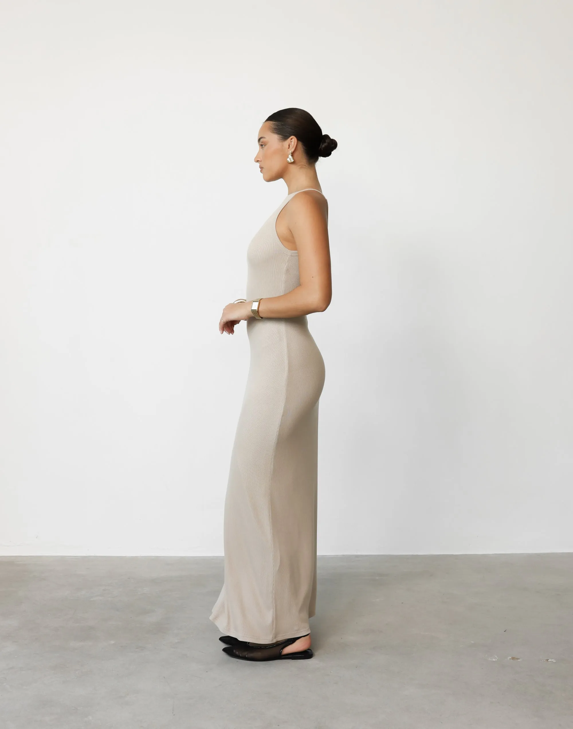 Maizie Maxi Dress (Latte) sold by Charcoal Clothing product image thumbnail 4