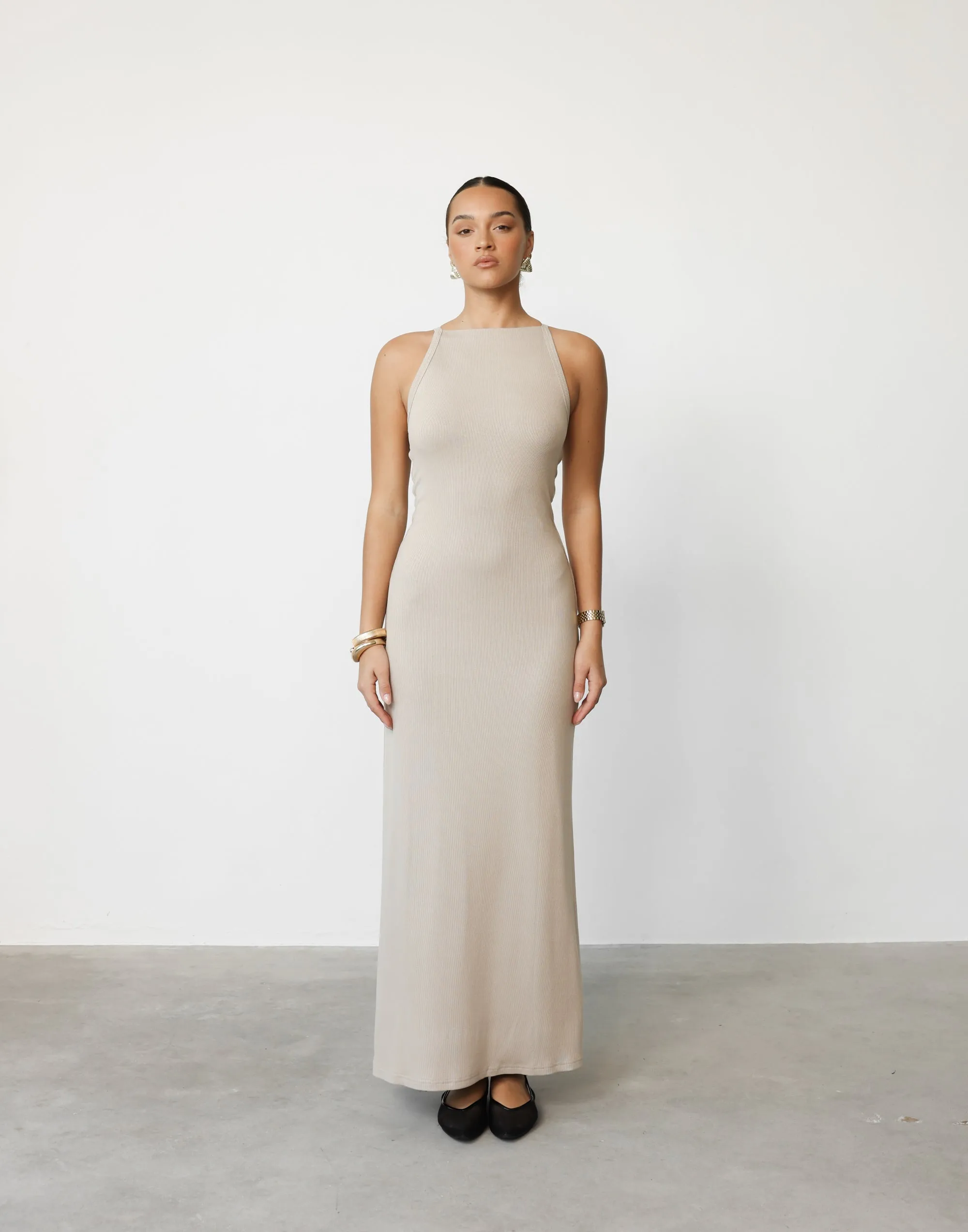 Maizie Maxi Dress (Latte) sold by Charcoal Clothing product image thumbnail 3