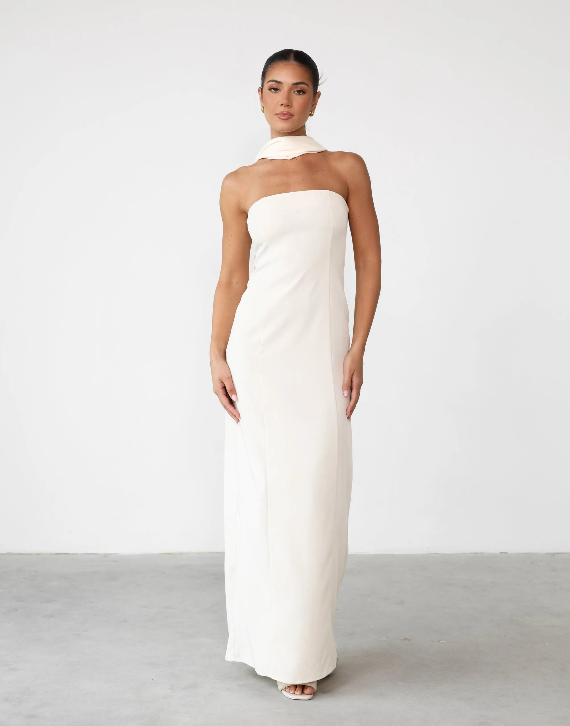 Eleanor Maxi Dress (Cream) sold by Charcoal Clothing