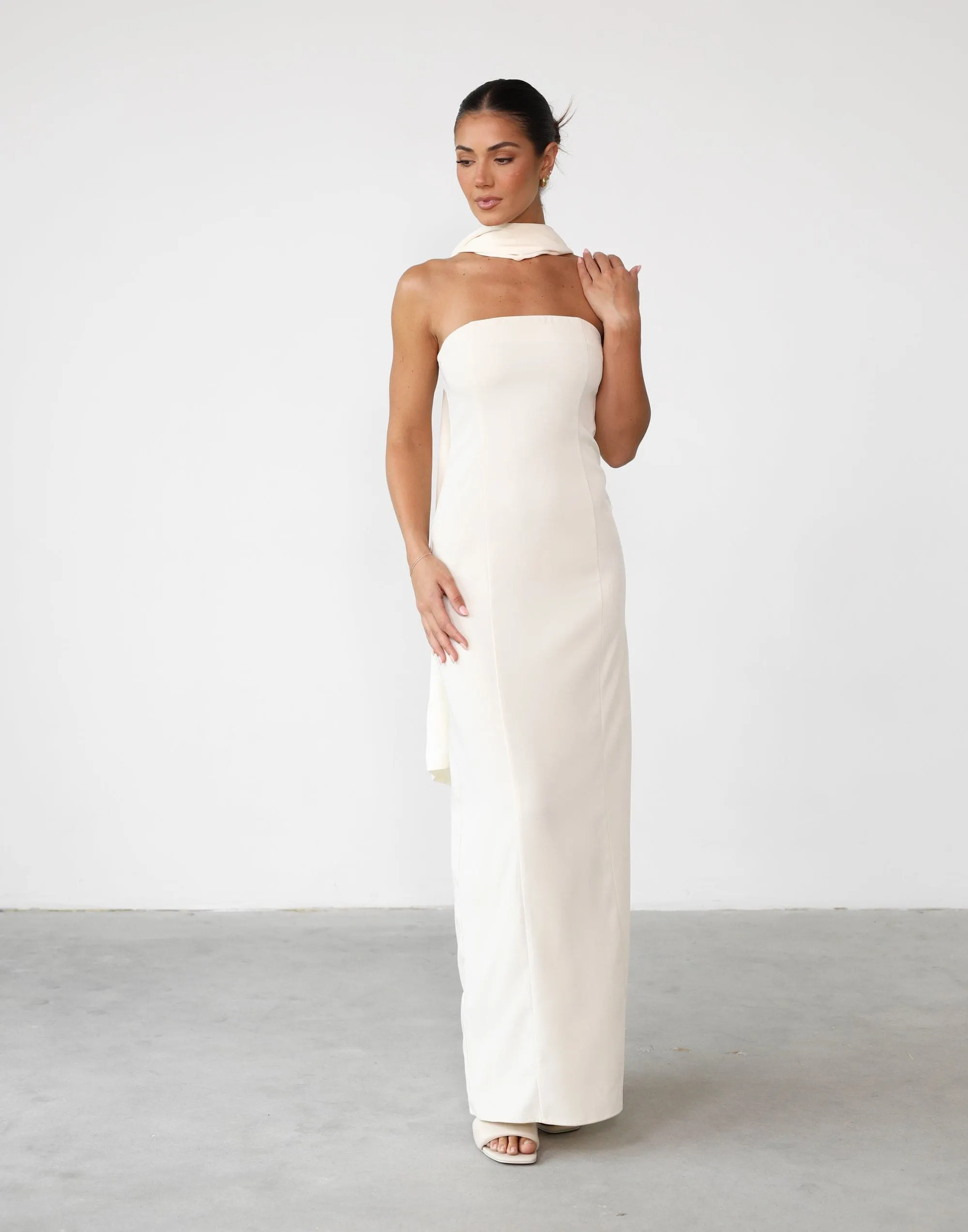 Eleanor Maxi Dress (Cream) sold by Charcoal Clothing product image thumbnail 4