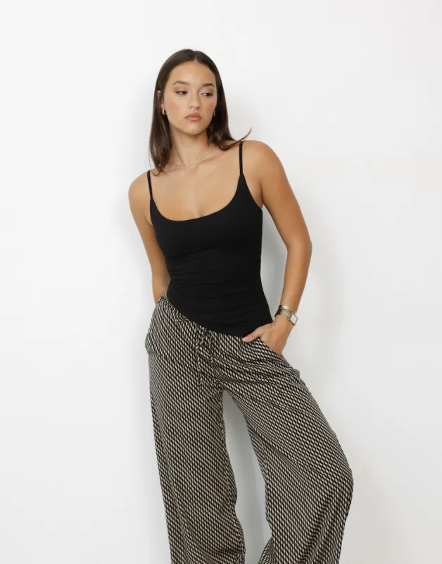 Elkie Top (Black) sold by Charcoal Clothing
