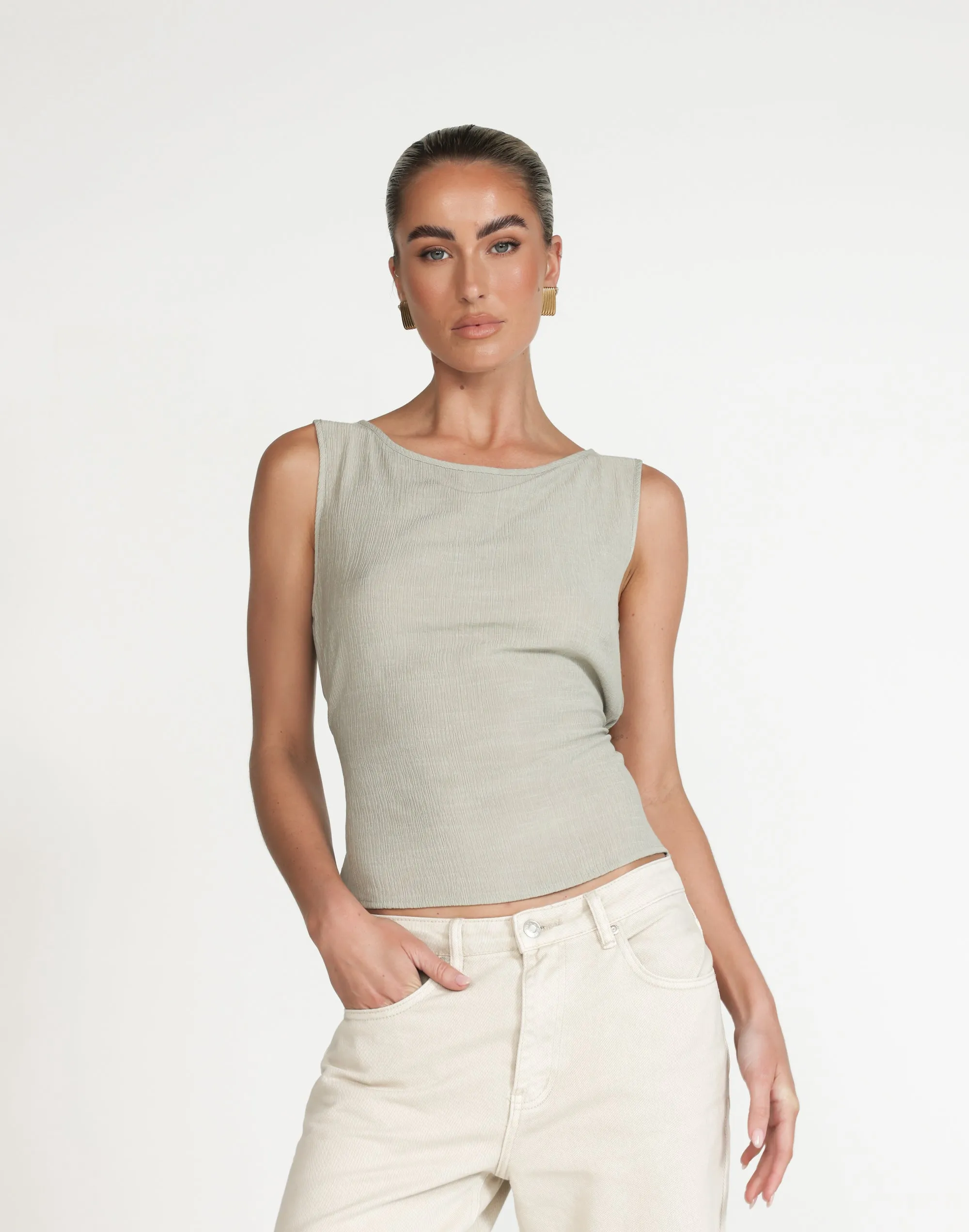 Mariam Top (Seagrass) sold by Charcoal Clothing product image thumbnail 3