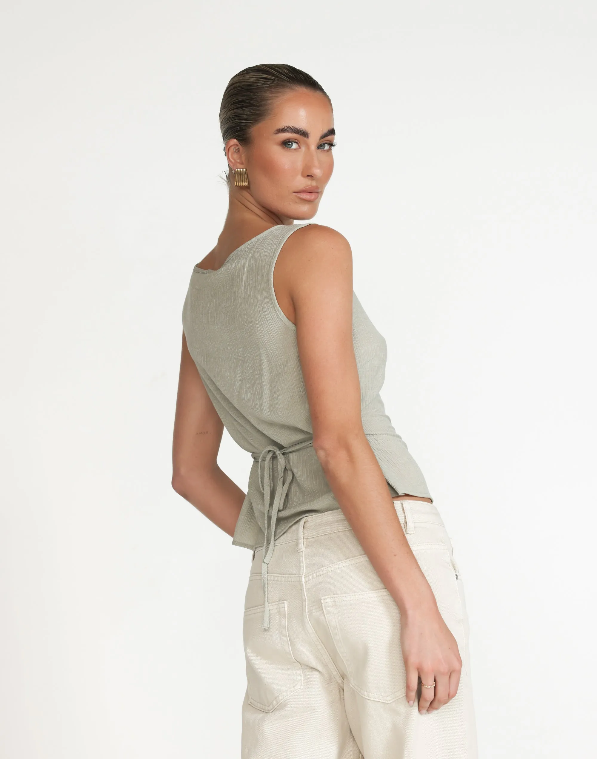 Mariam Top (Seagrass) sold by Charcoal Clothing product image thumbnail 2