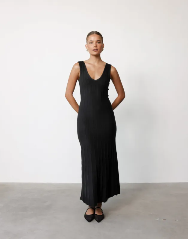 Aurelia Maxi Dress (Black) sold by Charcoal Clothing
