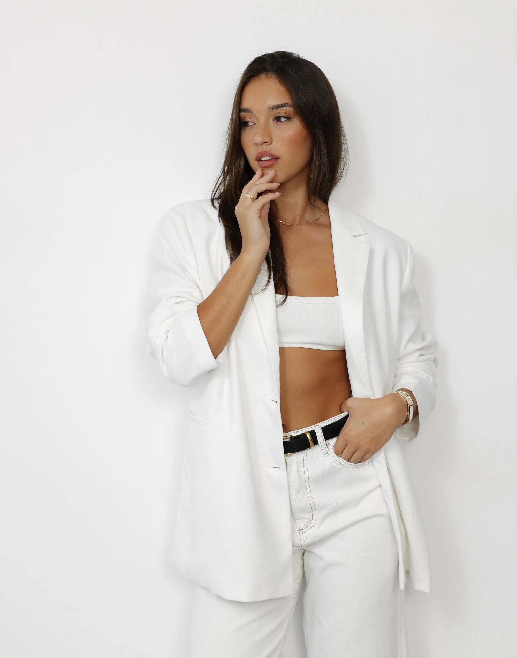 Malina Crop Top (White) sold by Charcoal Clothing product image thumbnail 3