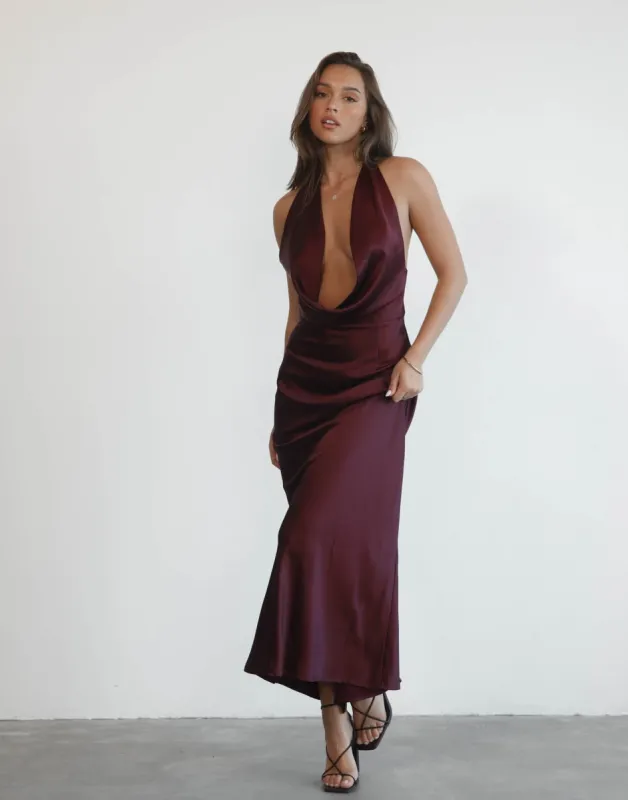 Zoya Maxi Dress (Plum) sold by Charcoal Clothing