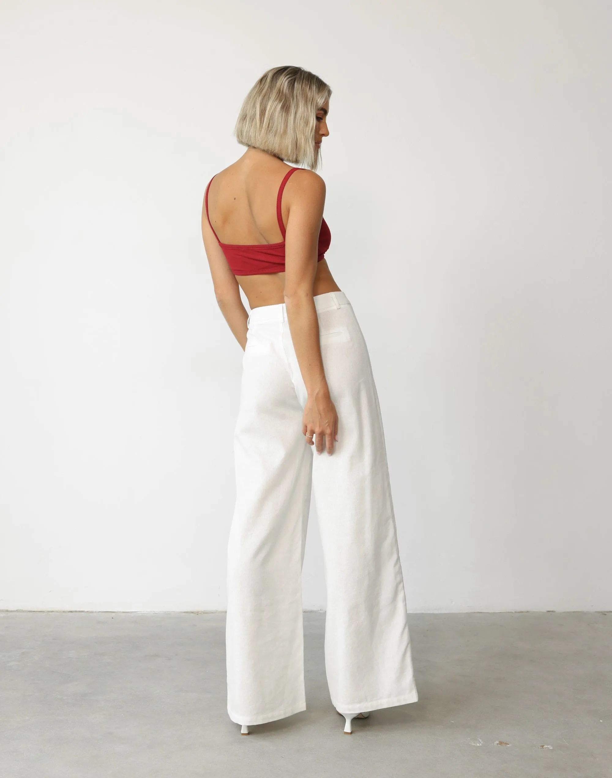 Malina Crop Top (Cherry) sold by Charcoal Clothing product image thumbnail 5