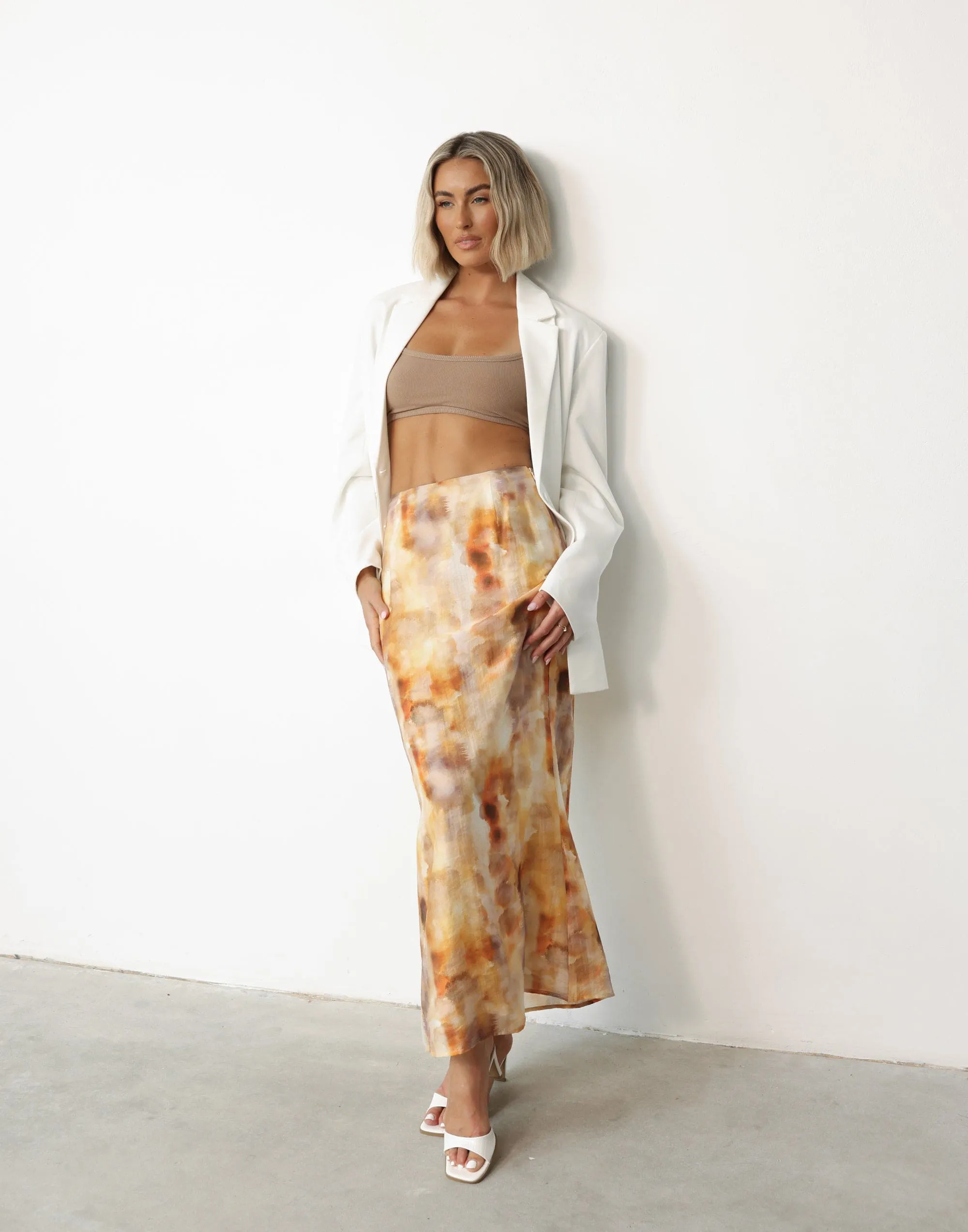 Juliet Maxi Skirt (Afterglow) sold by Charcoal Clothing