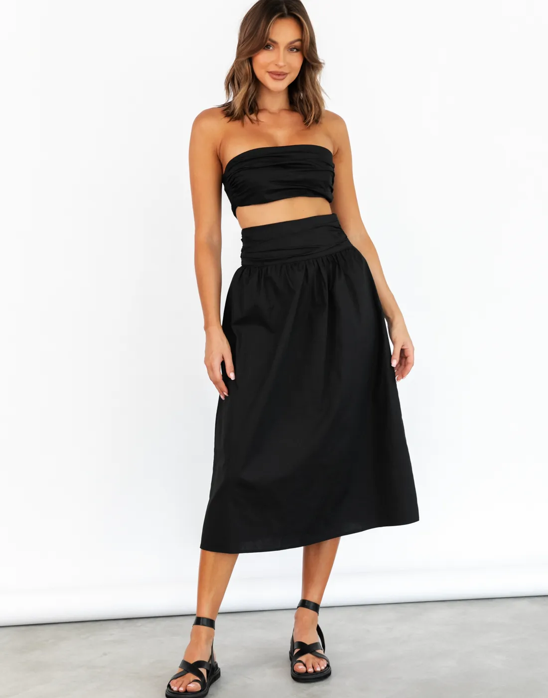 Vicki Set (Black) sold by Charcoal Clothing