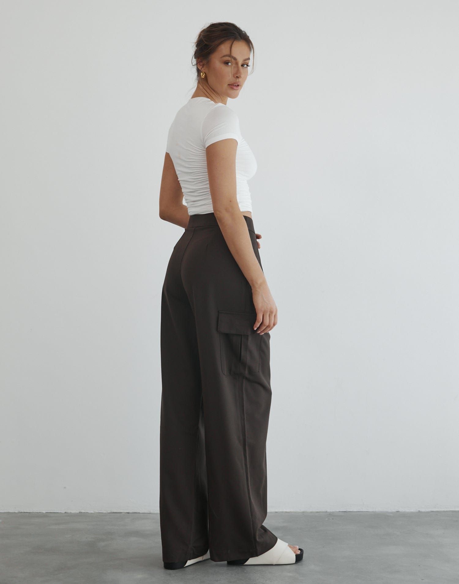 Lukea Pants (Chocolate) sold by Charcoal Clothing product image thumbnail 3