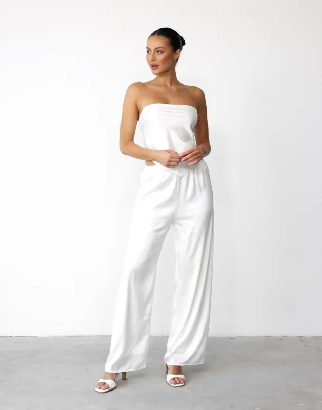 Jahmilla Pants (White) sold by Charcoal Clothing