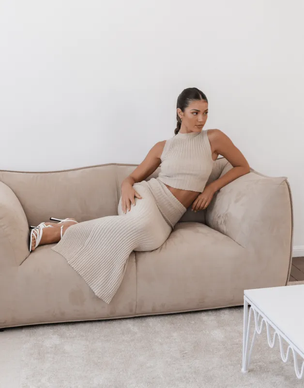 Untouchable Knit Top (Mocha) sold by Charcoal Clothing