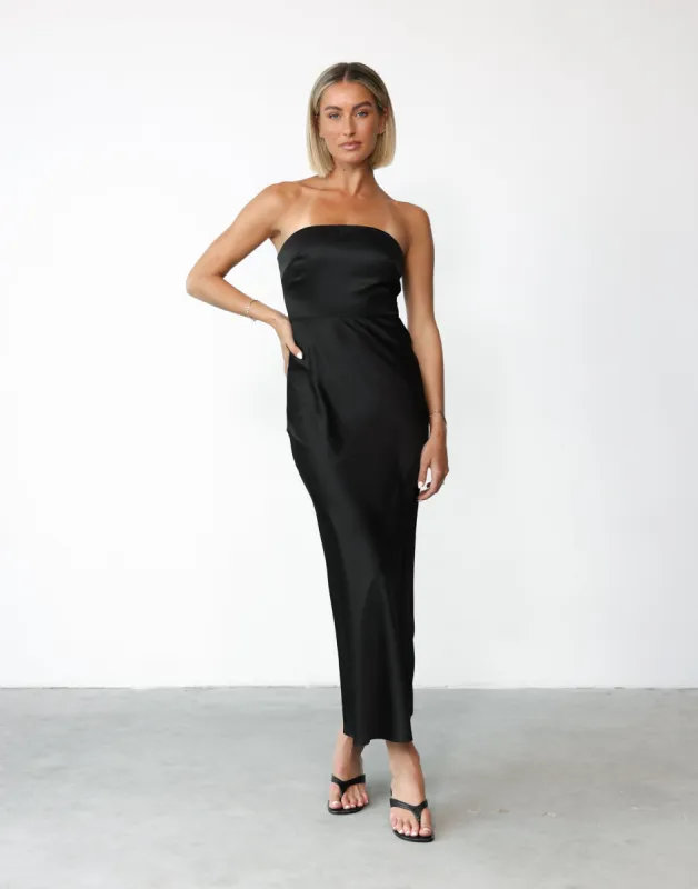 Cate Maxi Dress (Black) sold by Charcoal Clothing