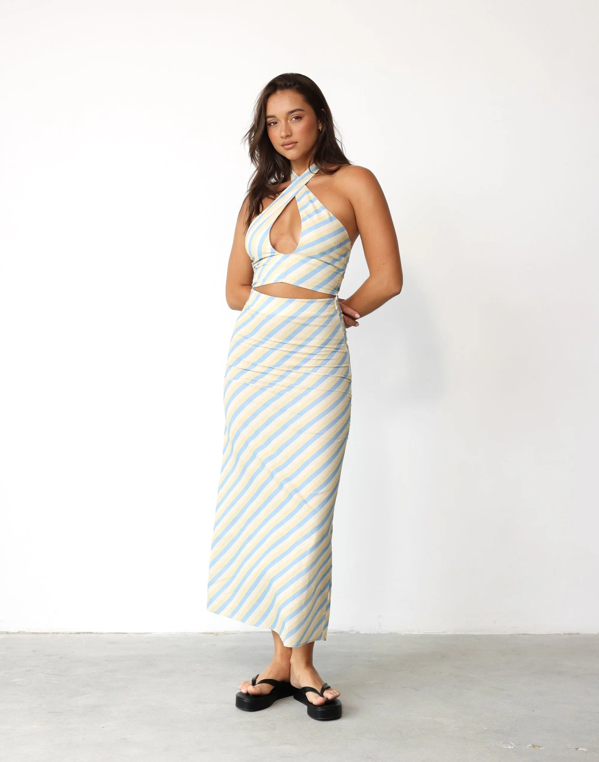 Ella Mae Maxi Skirt (Coastline) sold by Charcoal Clothing product image thumbnail 2