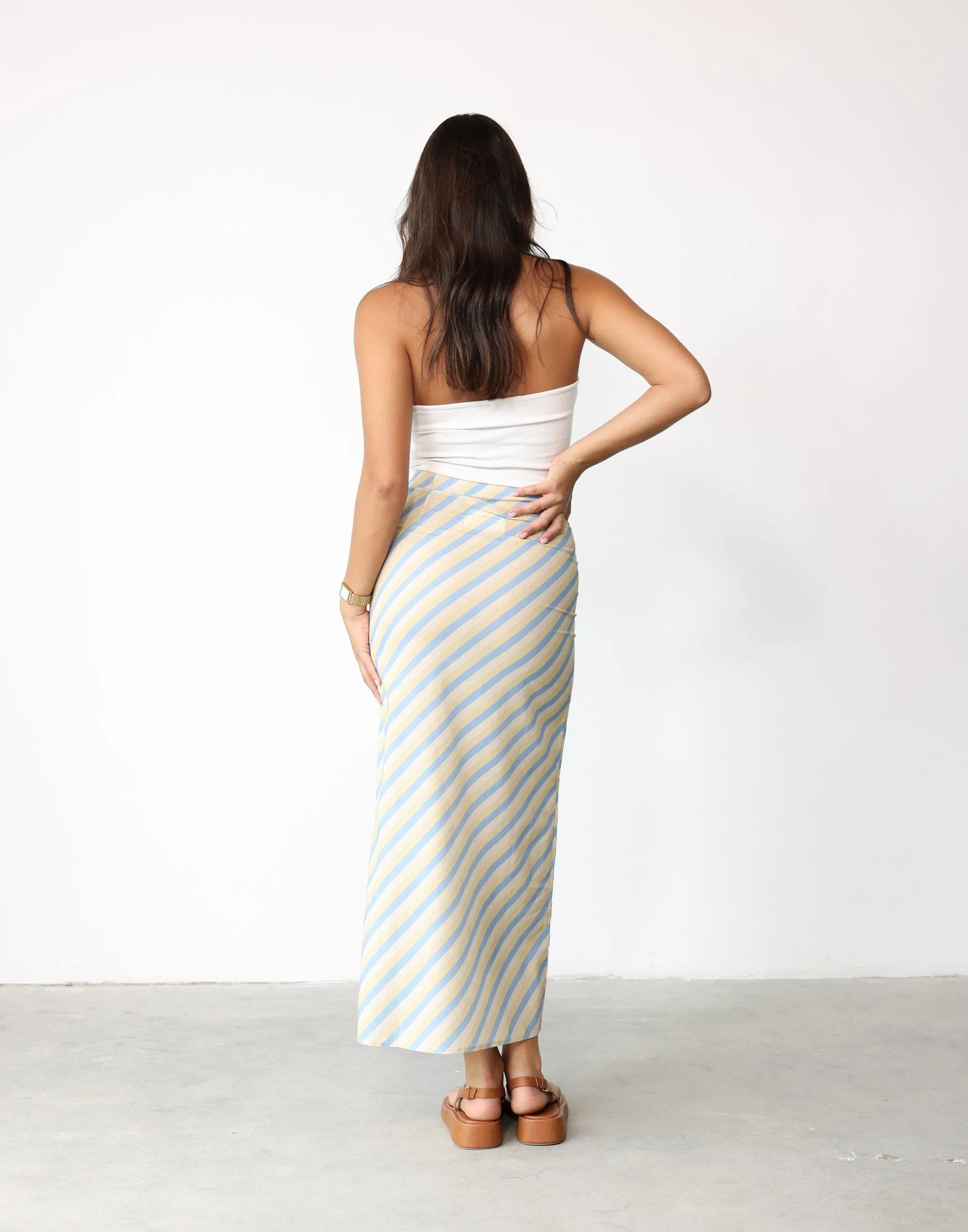 Ella Mae Maxi Skirt (Coastline) sold by Charcoal Clothing product image thumbnail 5