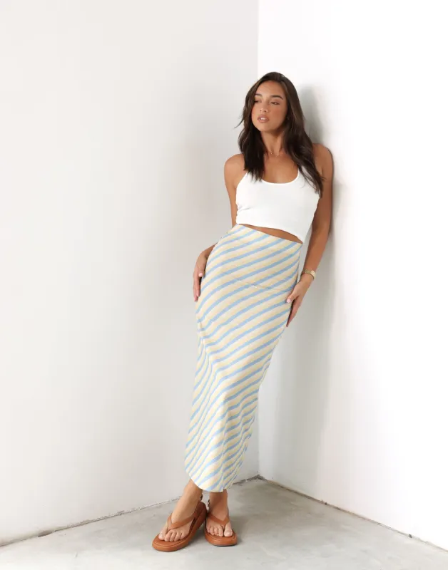 Ella Mae Maxi Skirt (Coastline) sold by Charcoal Clothing