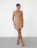 Daydream Mini Dress (Camel) sold by Charcoal Clothing